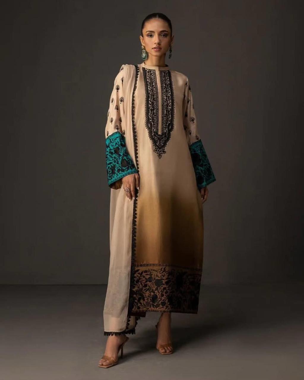 3 PC Silk Suit