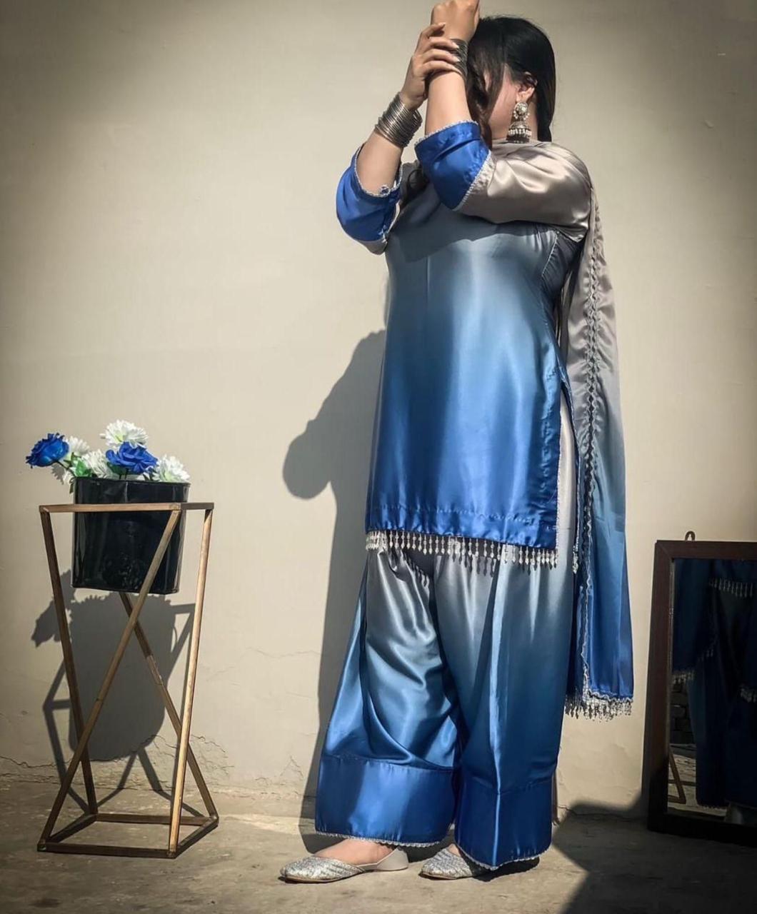 3 PC Silk Suit