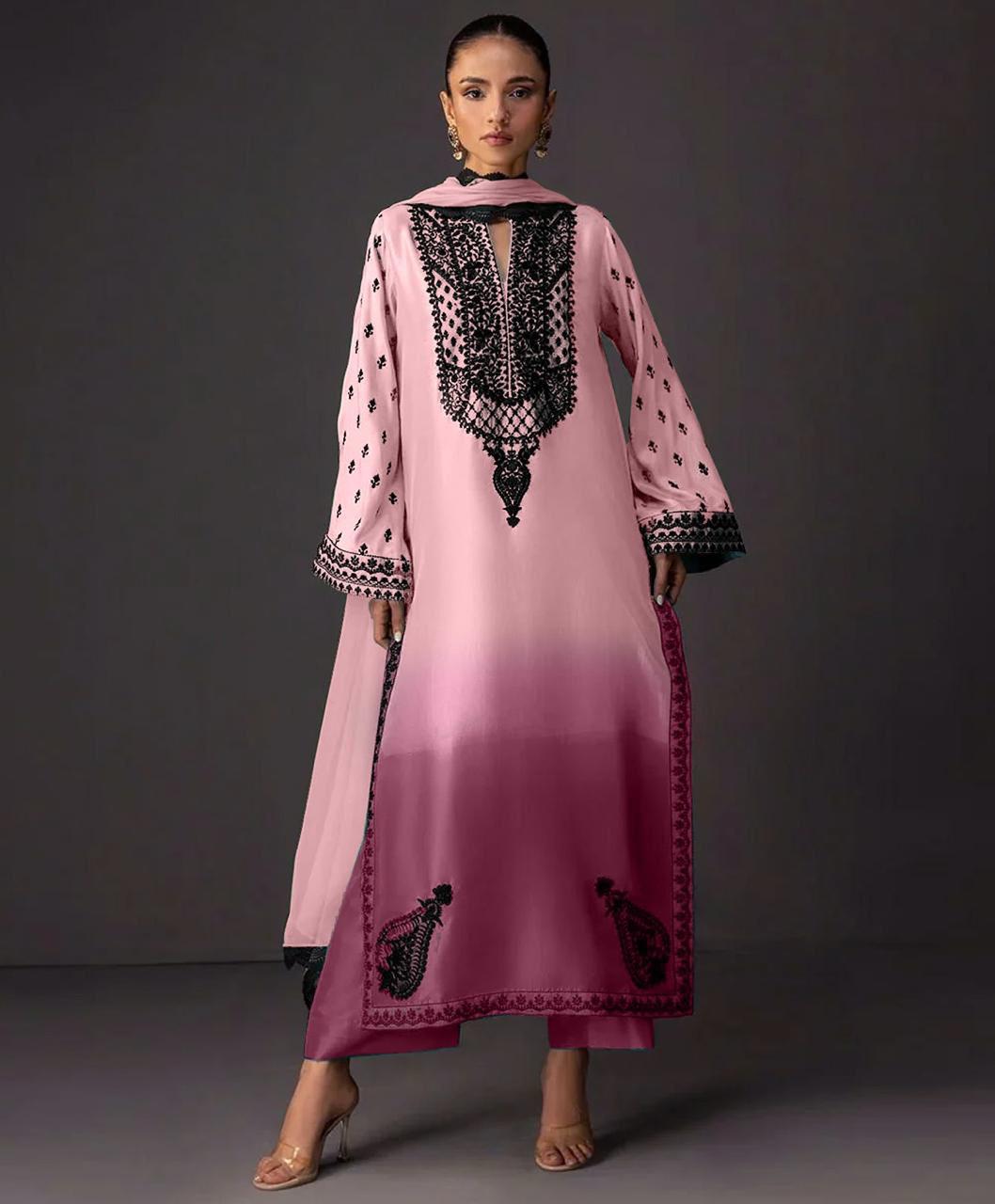 3 PC Silk Suit