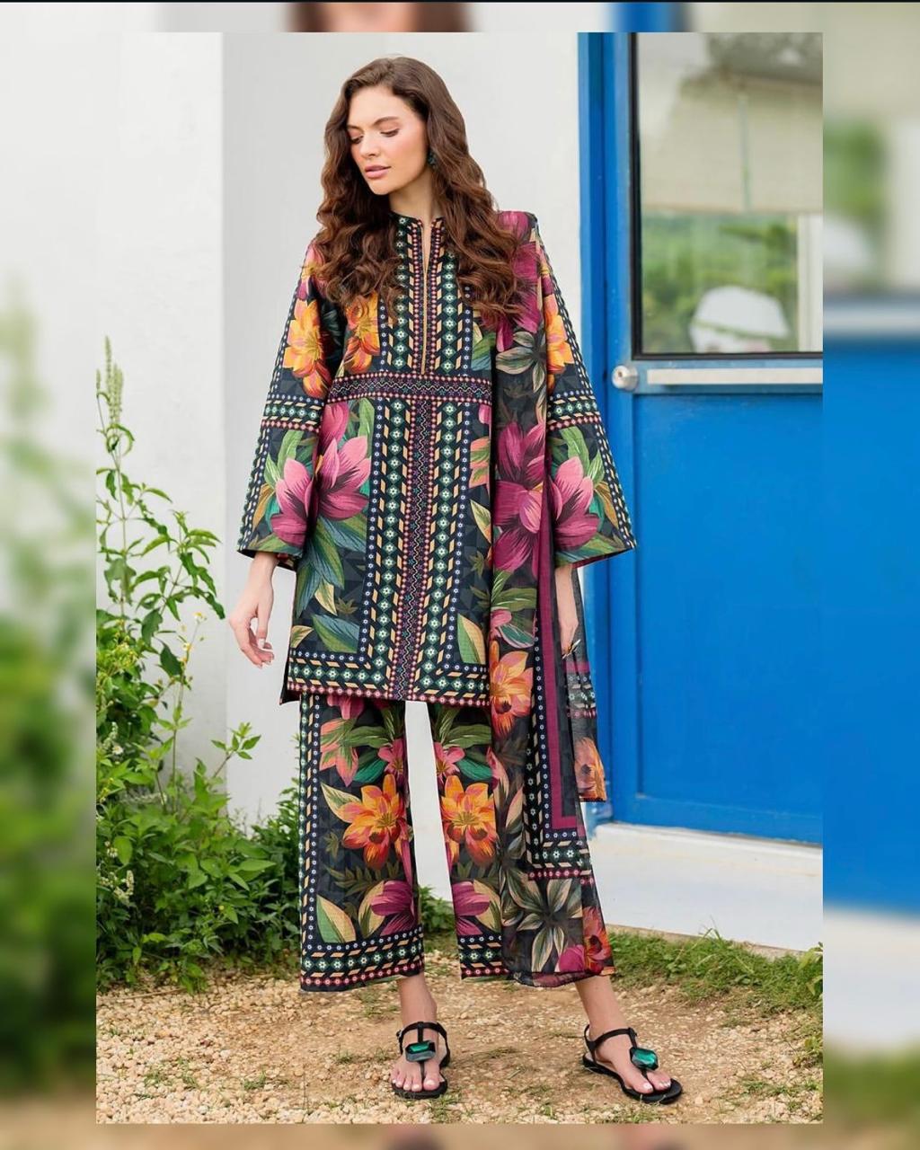 3 PC Silk Suit