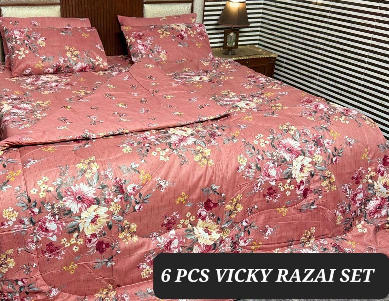 6pc vicky razai set