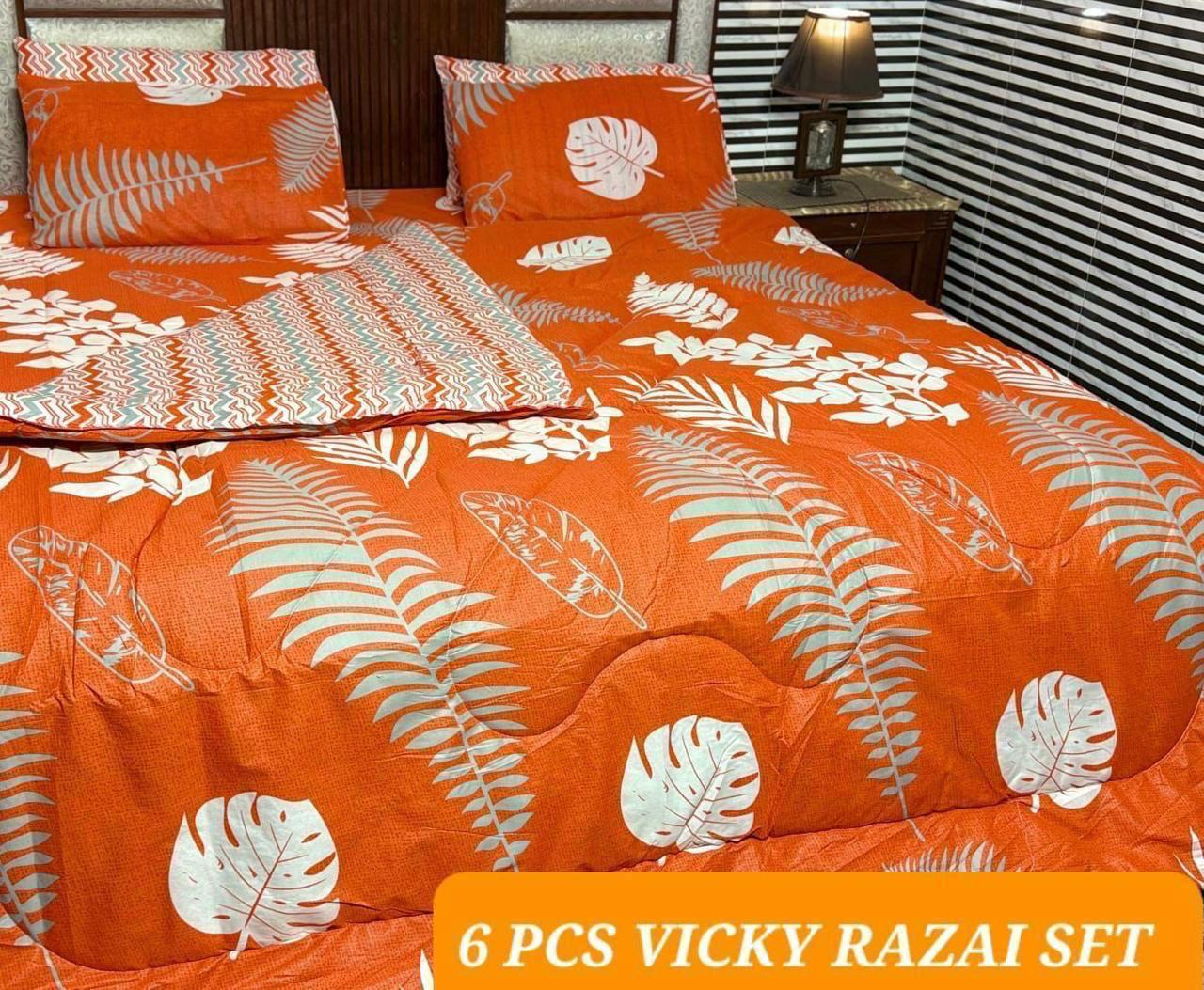 6pc vicky razai set