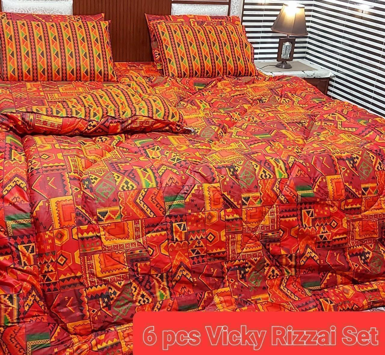 6pc vicky razai set