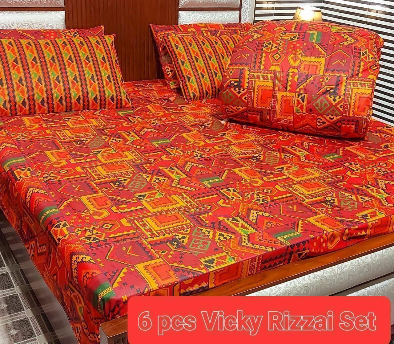 6pc vicky razai set