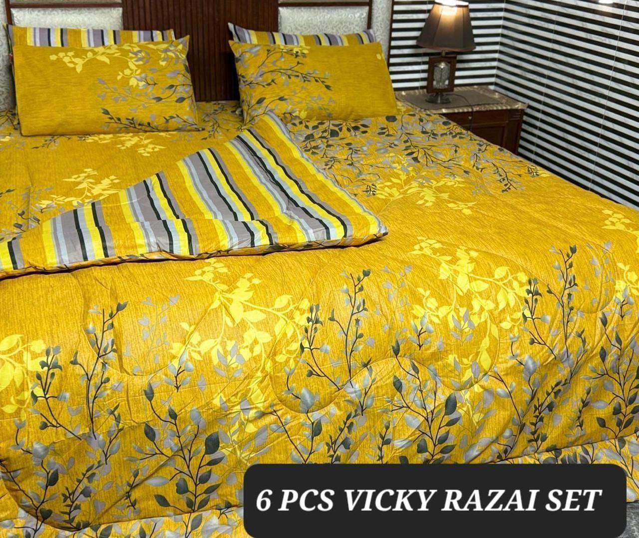 6pc vicky razai set