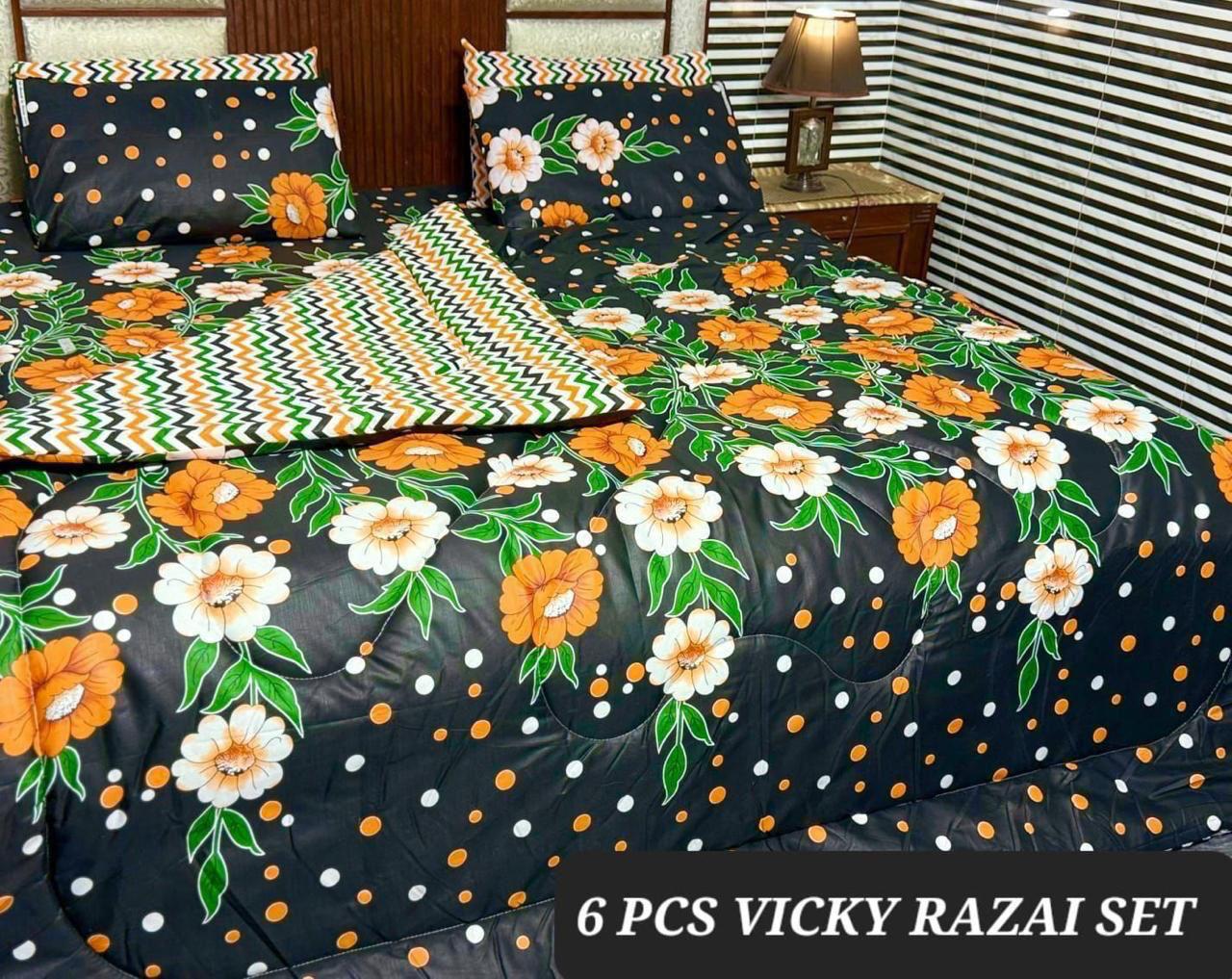 6pc vicky razai set