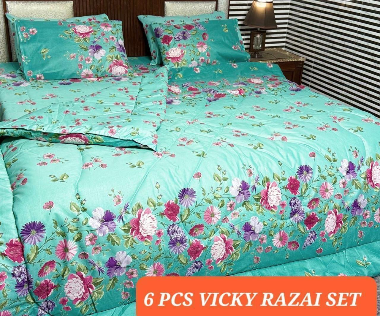 6pc vicky razai set