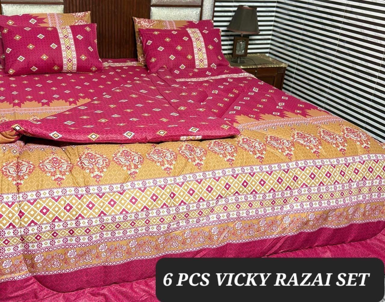 6pc vicky razai set