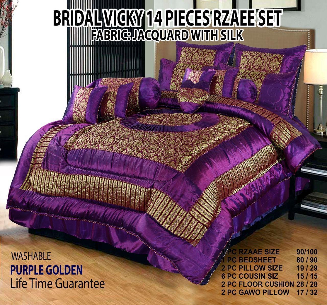Bridal Vicky Razai 14 Pc Set