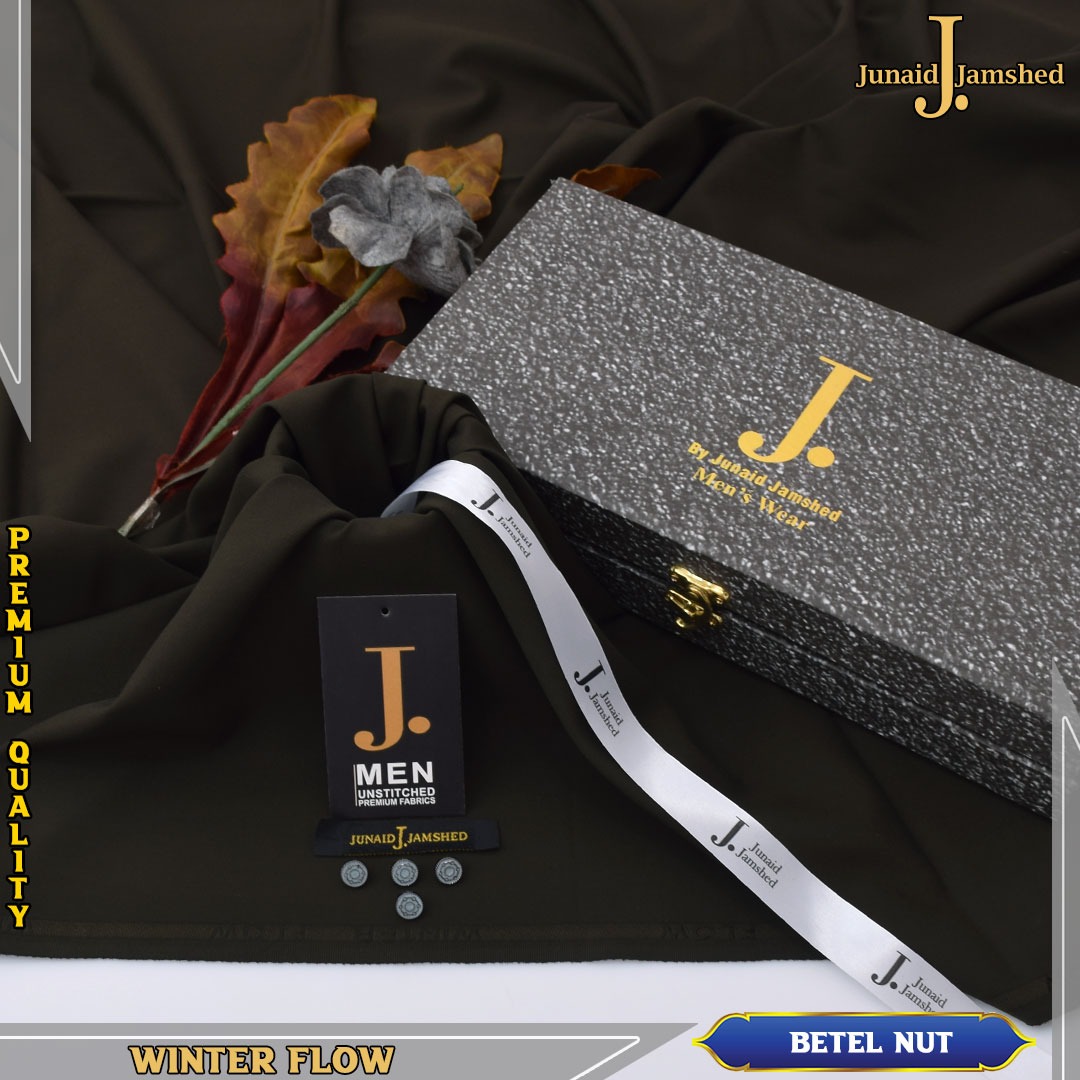 Men Winter Unstitched Suit Original Junaid Jamshaid