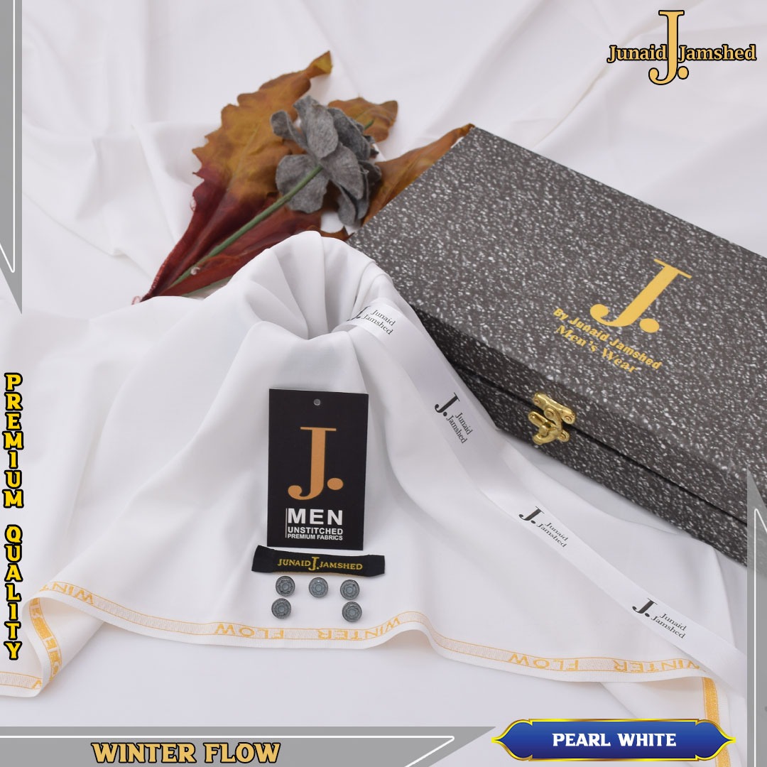Men Winter Unstitched Suit Original Junaid Jamshaid